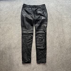 Ducati Performance Men’s EU 46 US 32x34 Excellent Black Leather Motorcycle Pants